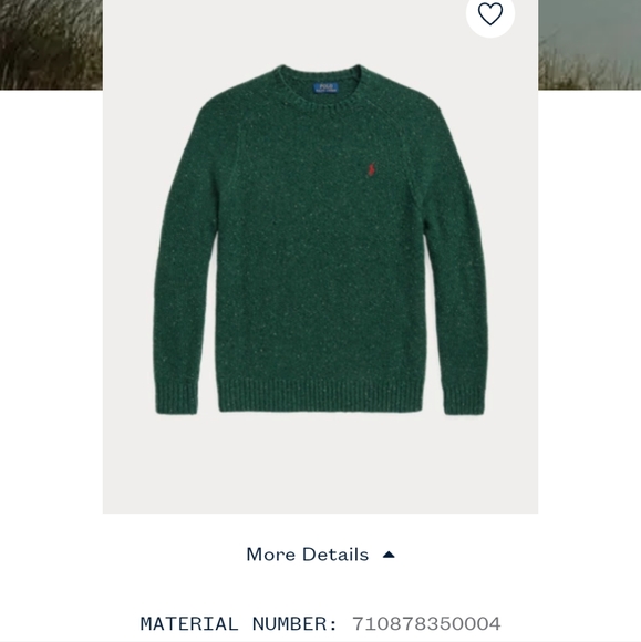Polo green wool sweater - Picture 1 of 4